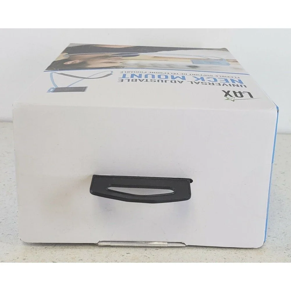 Universal Adjustable LAX - Hands-Free Phone -Neck Mount - Blue NIB Sealed